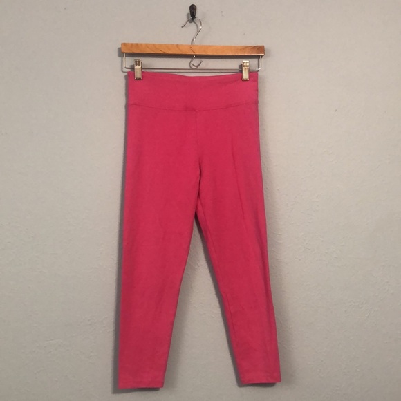 J. Crew Factory Womens Size S Pink Cropped Everyday Cotton Leggings AJ702 Ballet - Picture 3 of 14